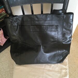 Oversized Black Tote Bag